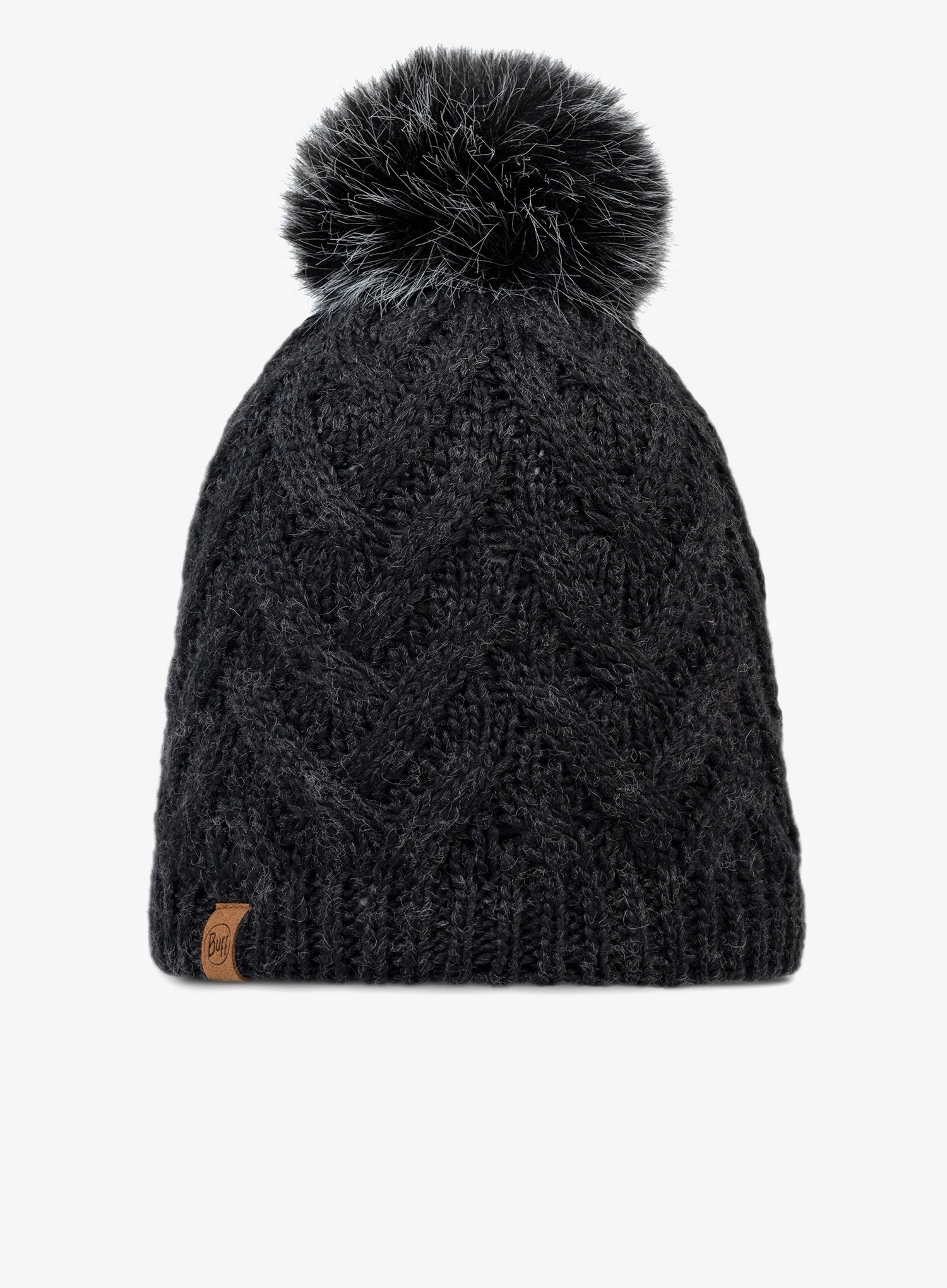 Čepice a fleecová čepice Buff Caryn grafitová