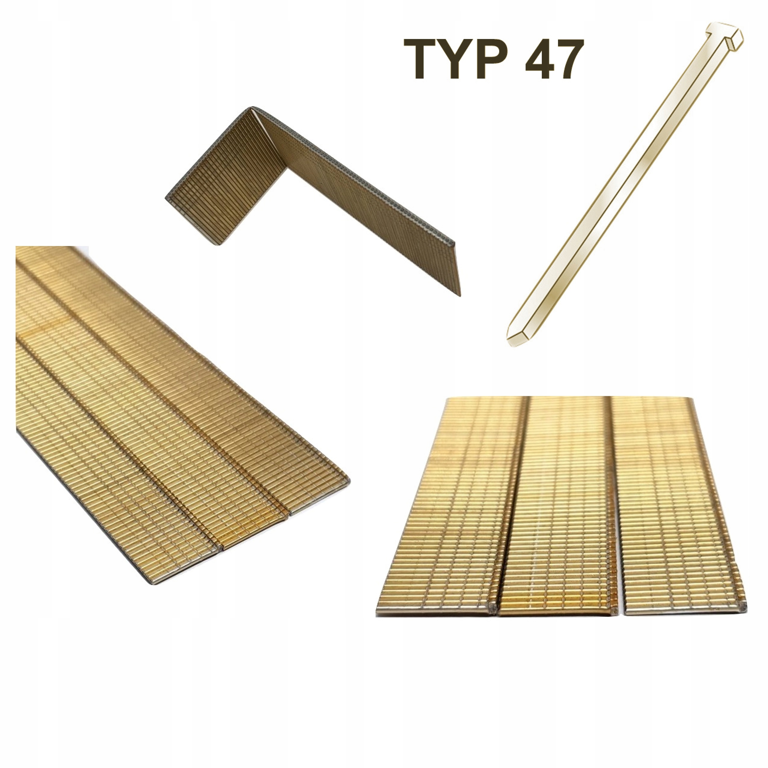

Gwozdzie typ 47 Taker Parkside sztyfty 25 mm PET25