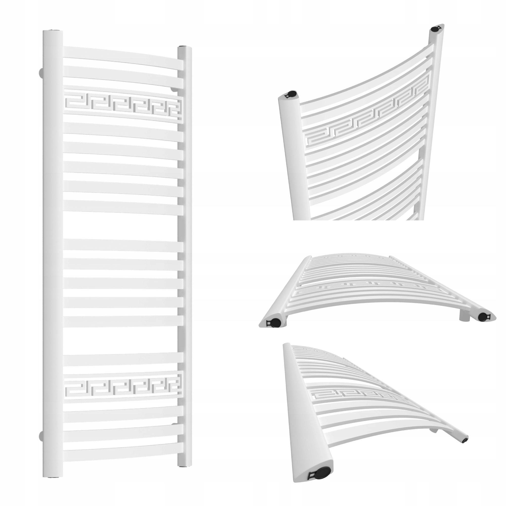 Koupelnový Radiátor Emiter 1150x570 Bílý Mat Hladký