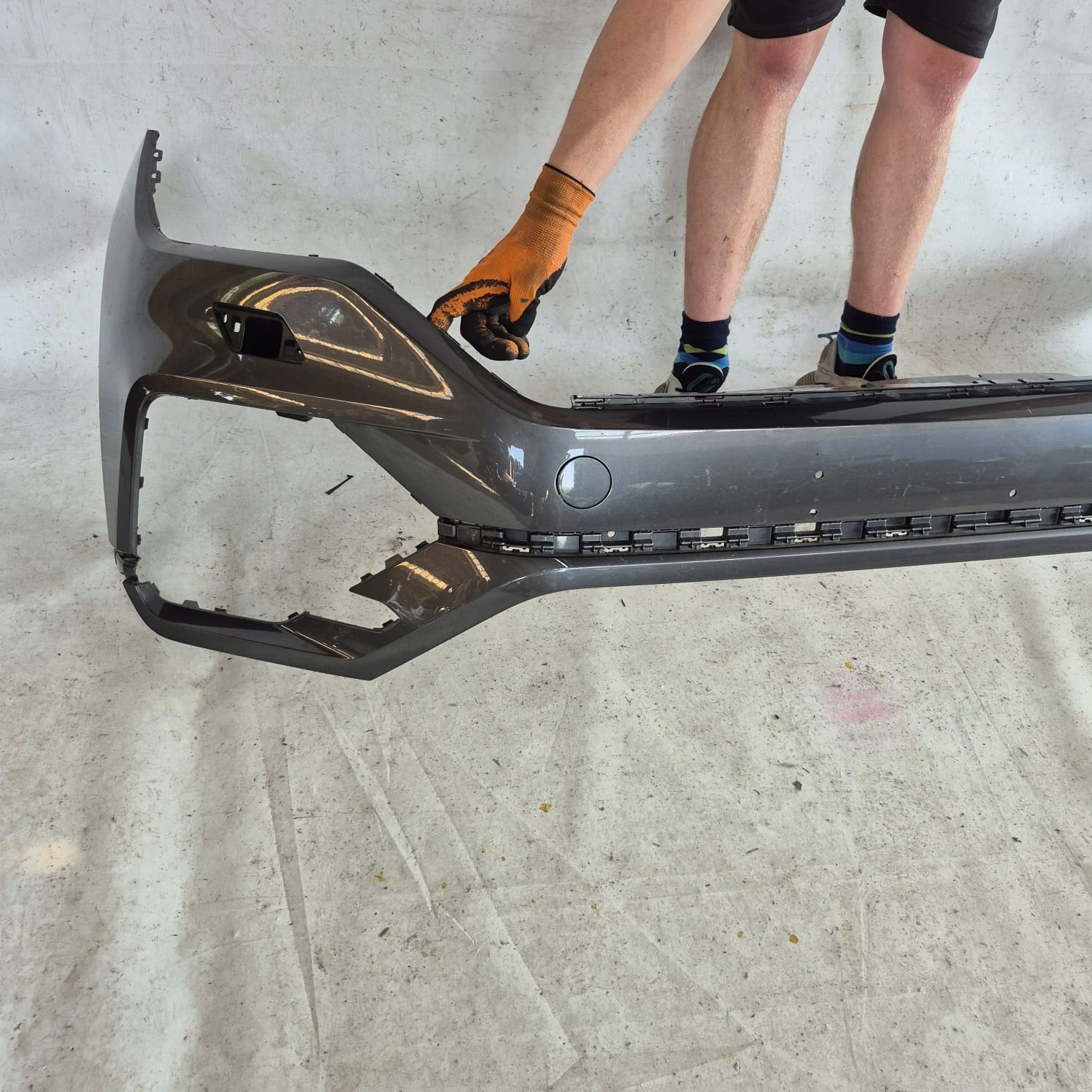 VW TOUAREG III 760 18- bumper front front 760807221E