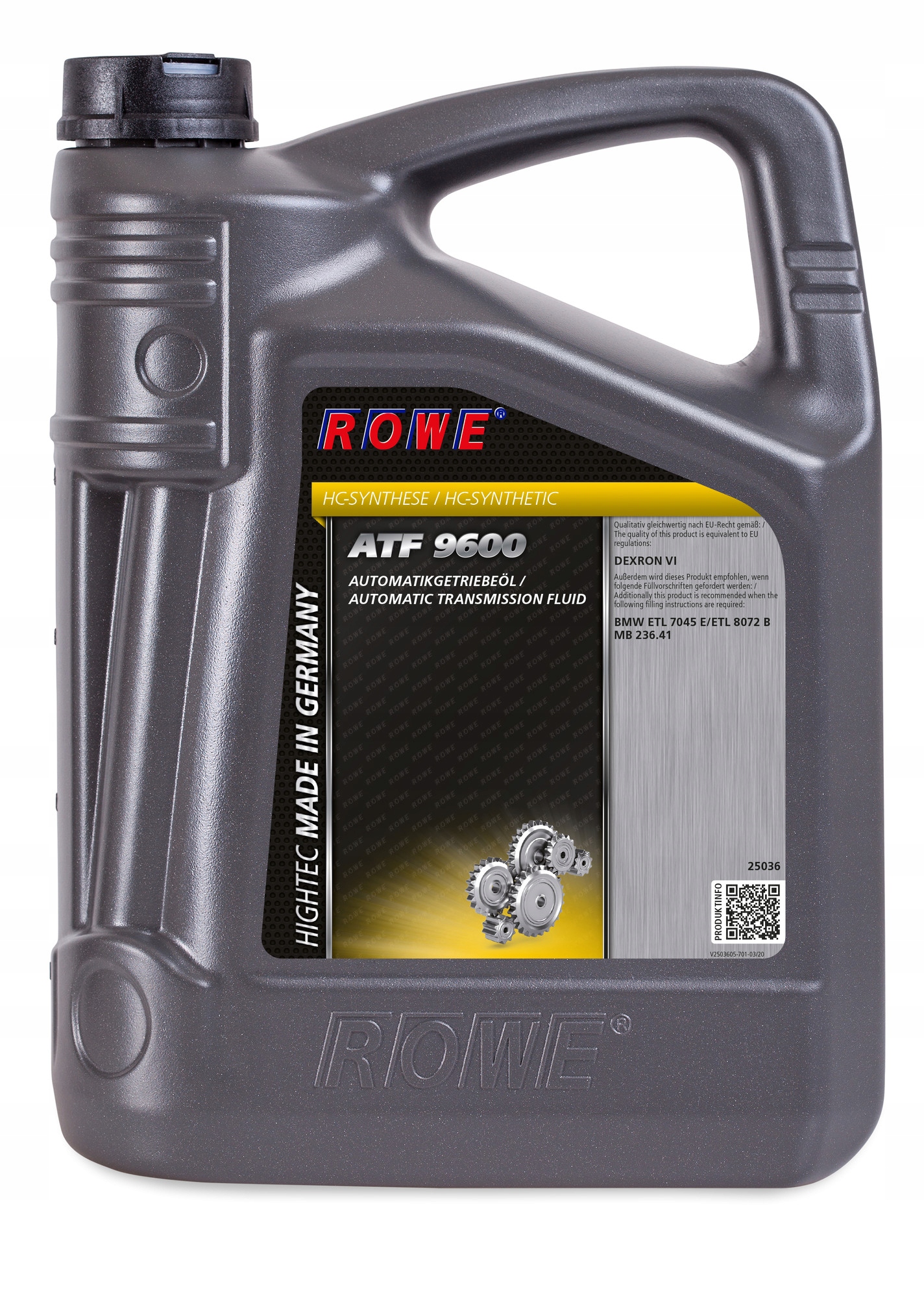 25036-0050-99 - ROWE HIGHTEC ATF 9600 5L