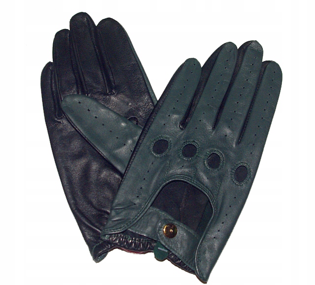 Dámské automobilové rukavice Insignium L černo/zelené 523 Khc