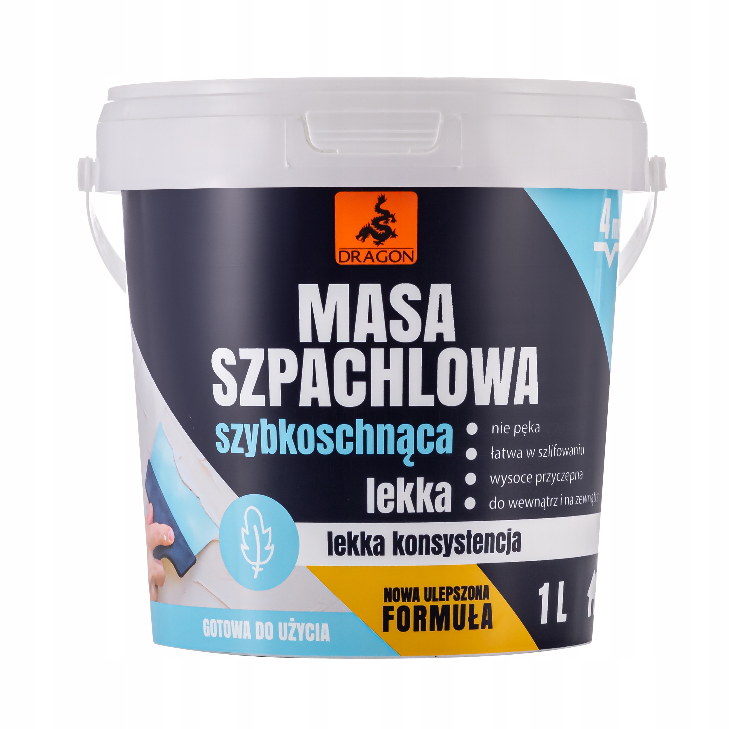 DRAGON MASA SZPACHLOWA SZYBKOSCHNĄCA LEKKA 1L