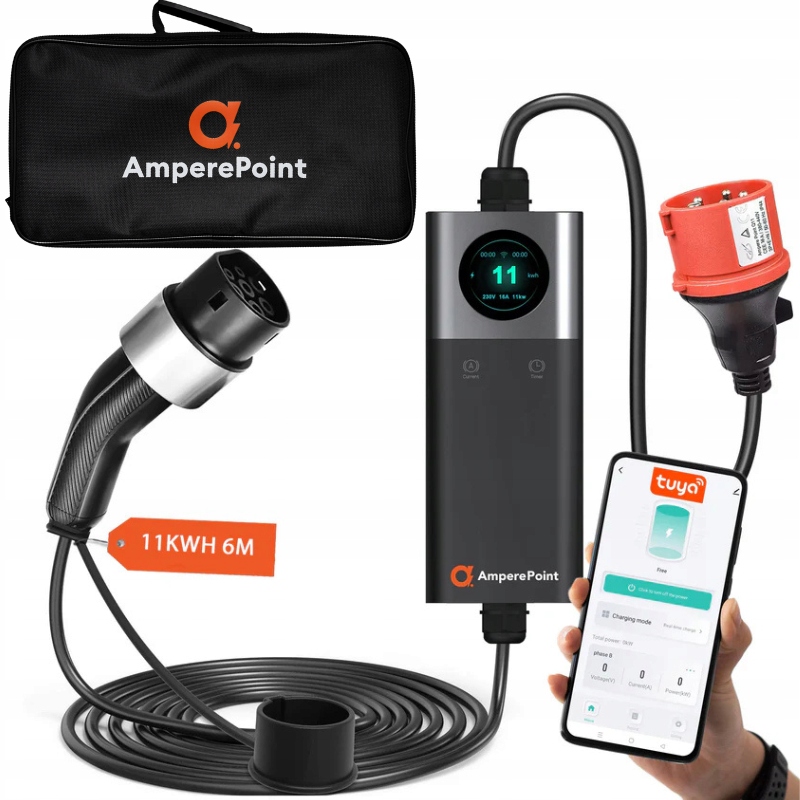 Ampere Point Q11 mobilna ładowarka Type 2 11 kW