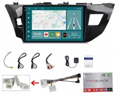 Gps Rádio Android Toyota Auris Corolla 2014-2016 Carplay Wifi 8 Gb 256 Gb Sim