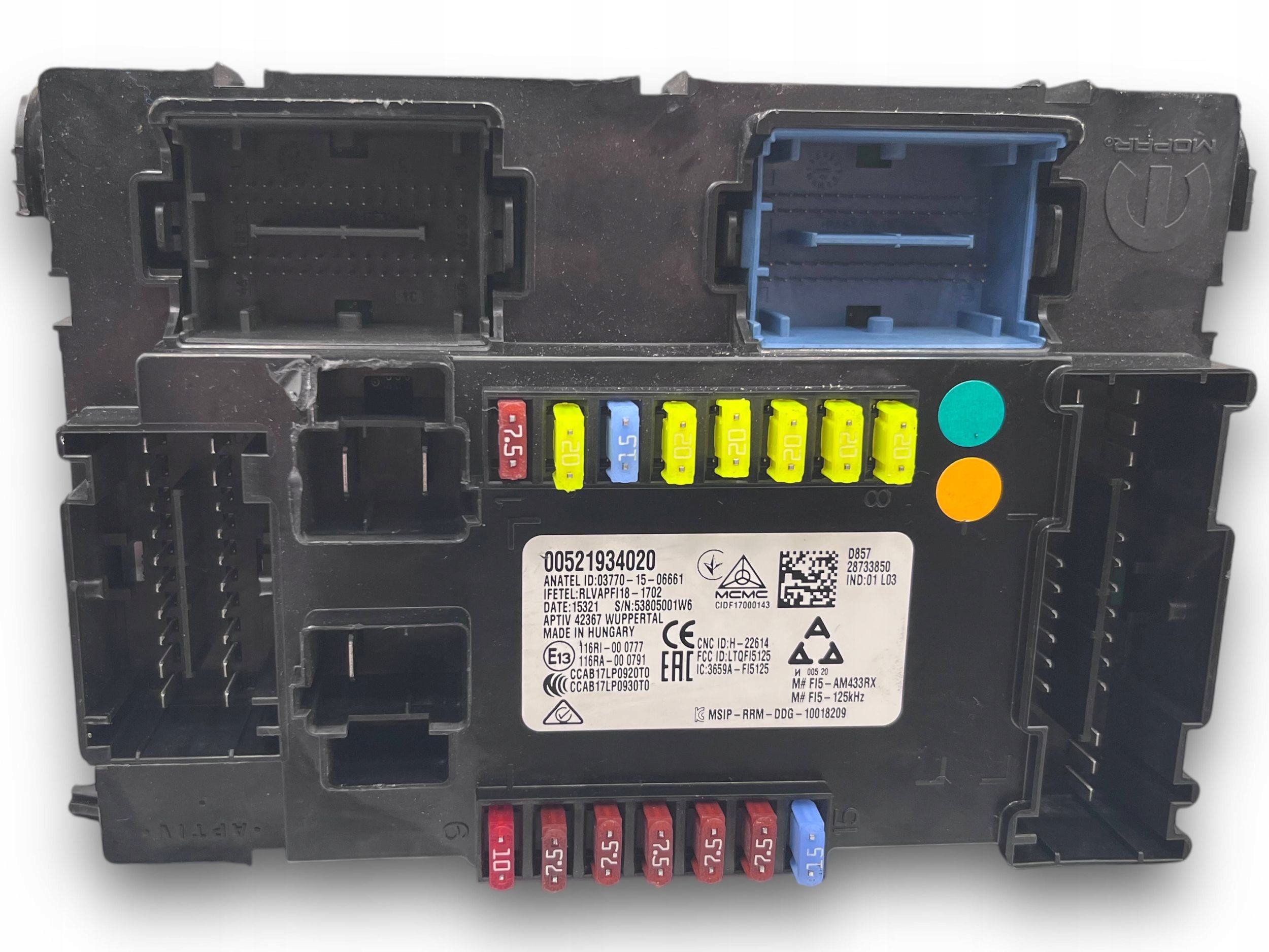 Fiat Module fusibles BSI 00521934020