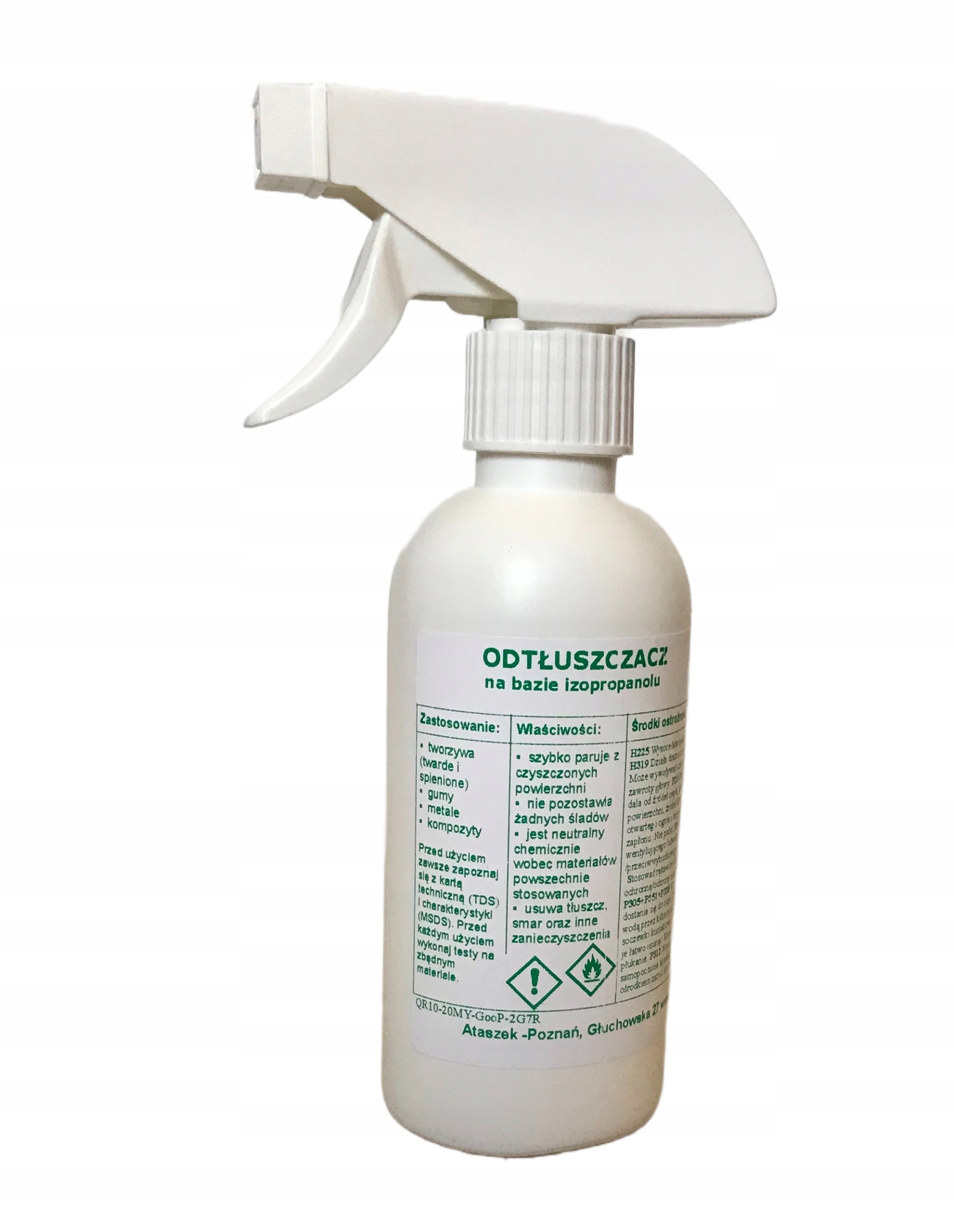 

Odtłuszczacz izopropanol do Pcv A-IZO100