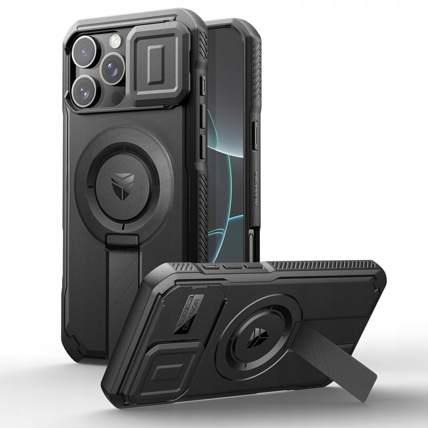 Pouzdro pro iPhone 16 Pro Max Dexnor MagSafe, ochrana fotoaparátu, stojánek