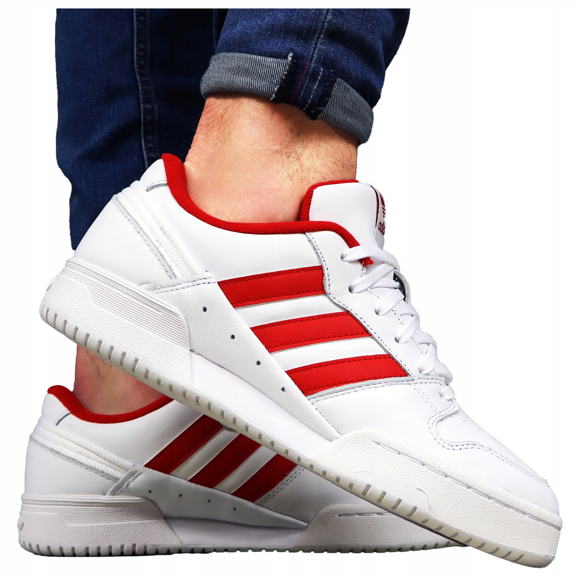 Adidas pánské kožené boty Bílé z kůže sportovní tenisky Pohodlné