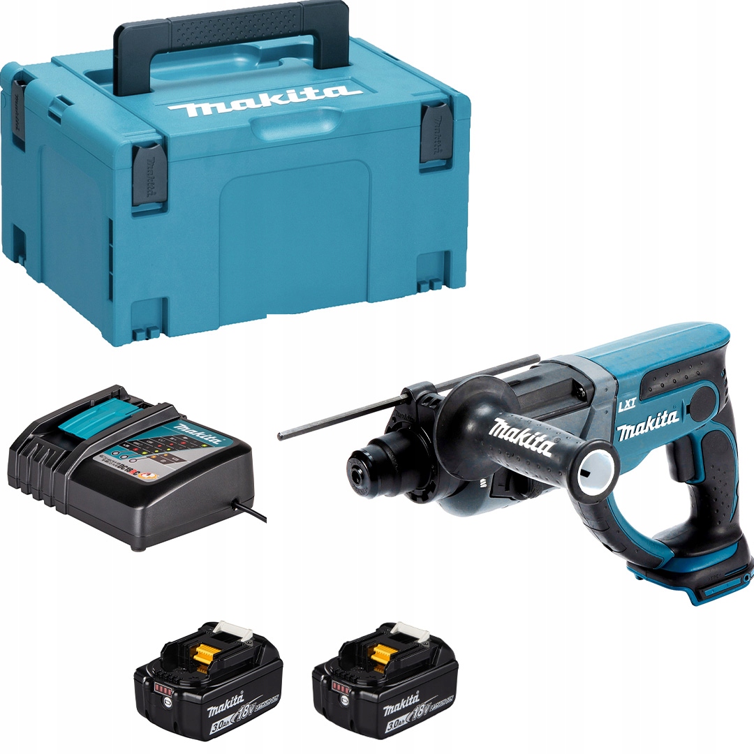 Młotowiertarka z udarem Makita DHR202RFJ Lxt 18V 2x3Ah SDS-Plus walizka