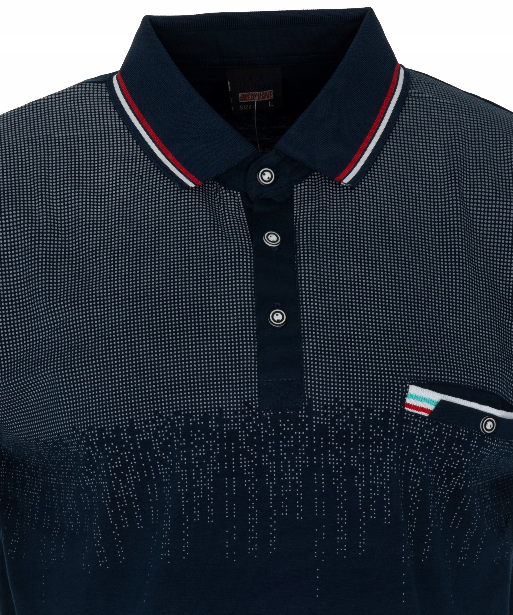 KOSZULKA męska POLO GRANATOWA z kieszonką rozmiar 4XL Marka inna