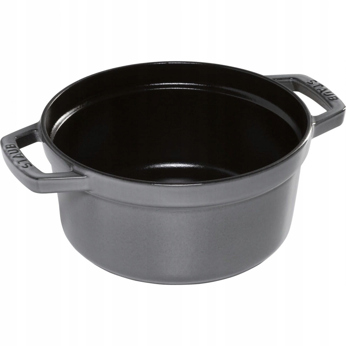 Staub La Cocotte 20cm okrúhly, grafitovo-sivý, hrniec liaty