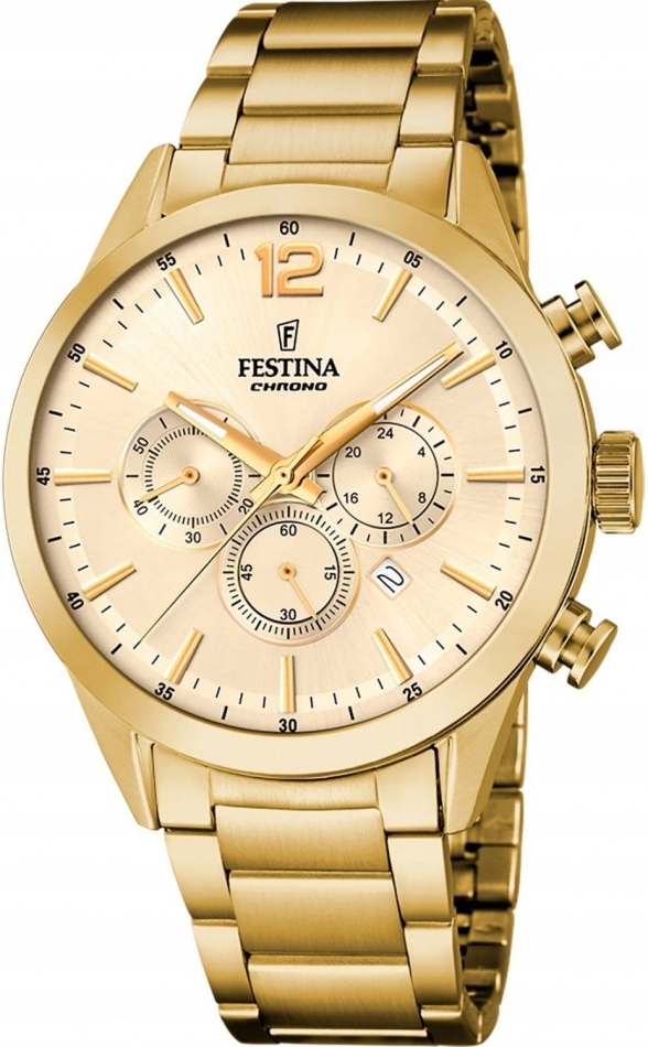 Hodinky pánské Festina 20633/4 zlaté sportovní