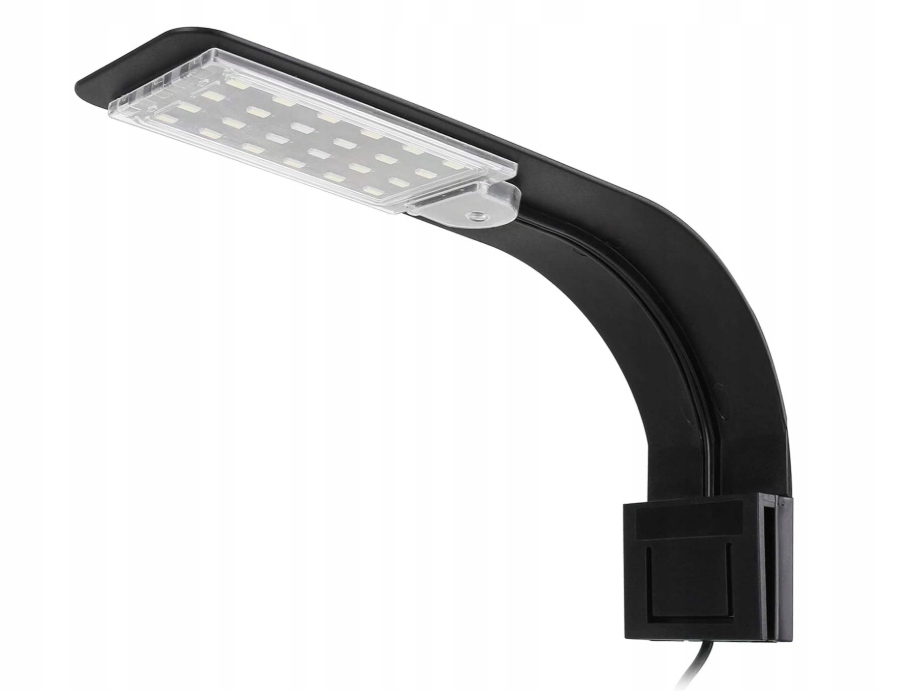 Levně Led akvarijní lampa ultratenká mini clip-on lampa s 24 diodami