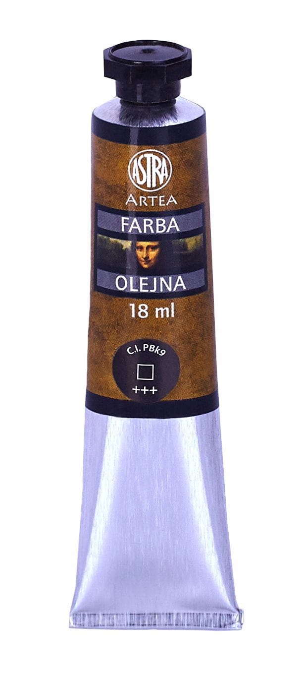 Farba olejna Artea 18ml czerń kostna