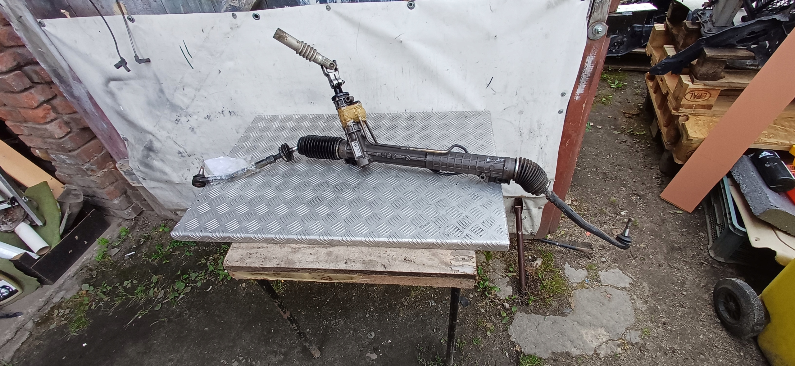 BMW E39 Colonne de direction Volant 1096026