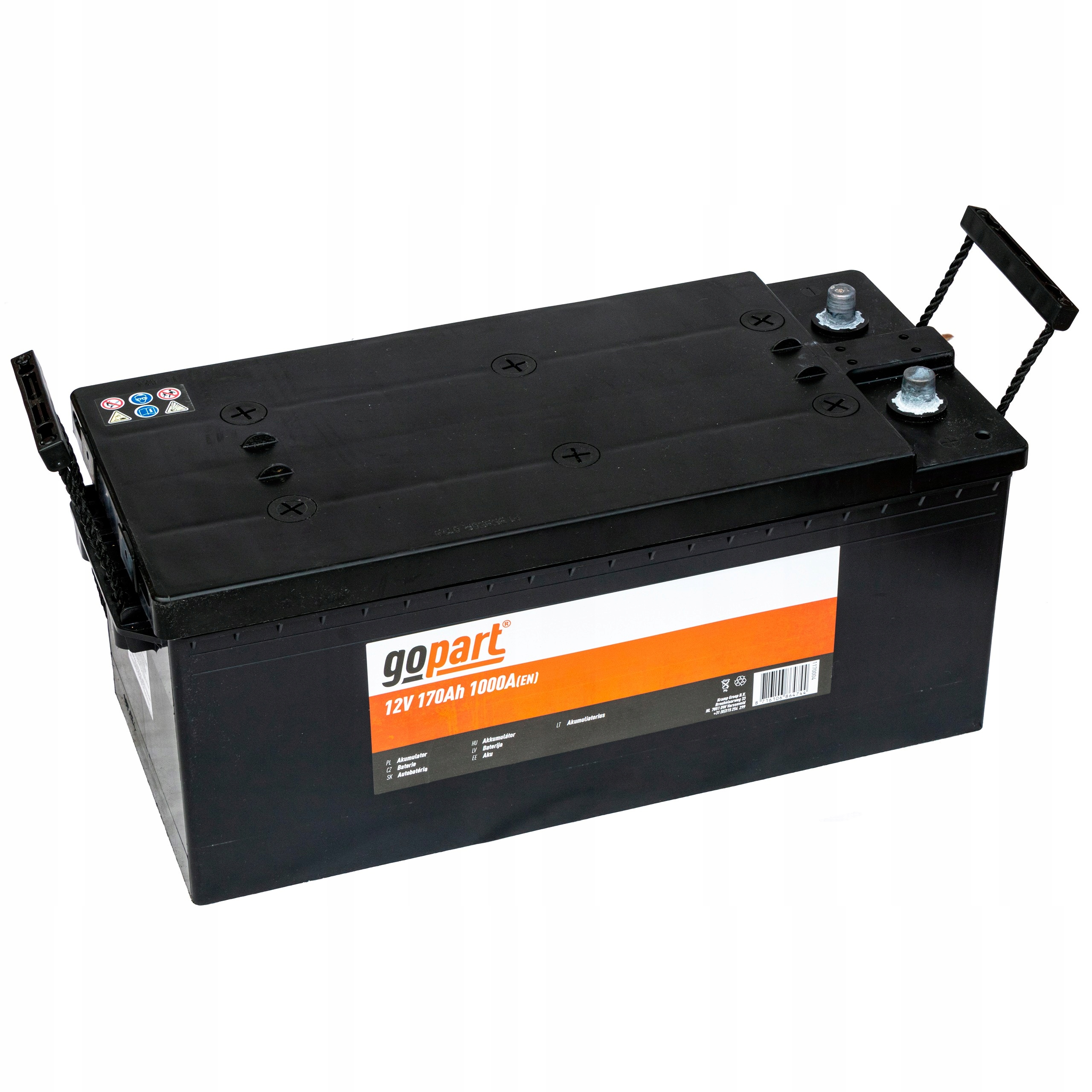 Аккумулятор 12V 170ah 1000A Gopart