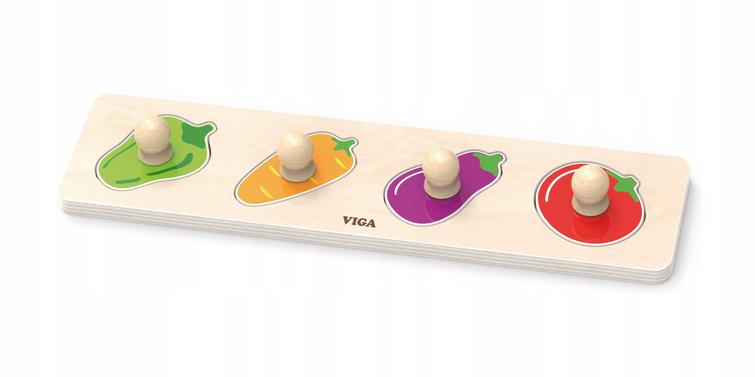 

Puzzle Dla Najmłodszych Z Uchwytami Warzywa Viga
