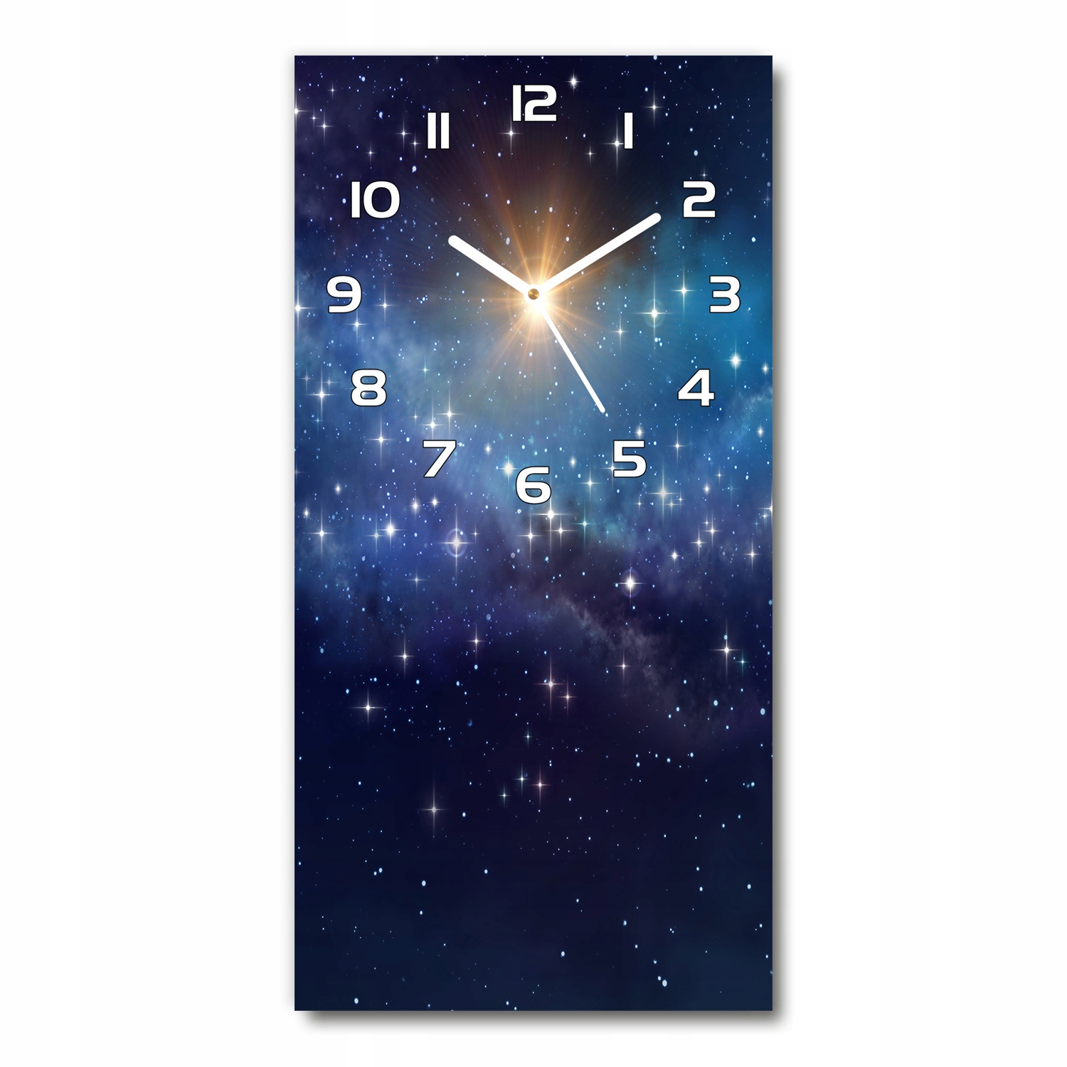 

Piękny zegar na ścianę Gwieździste niebo 30x60cm