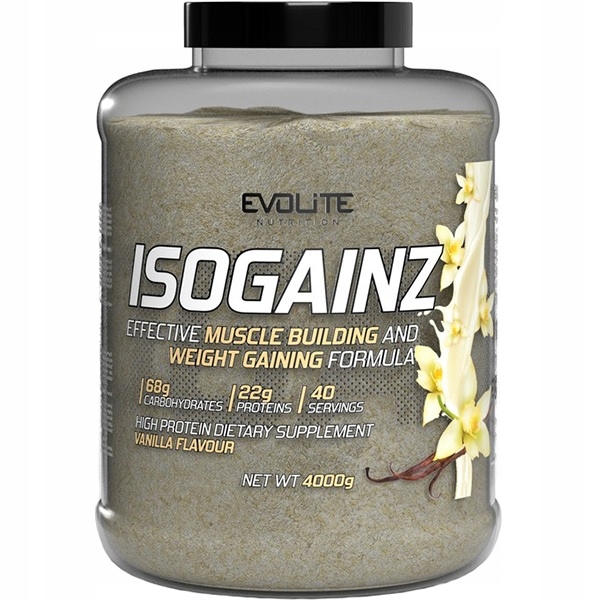 Evolite IsoGainz 4000 g – doplněk stravy na hmotu vanilka