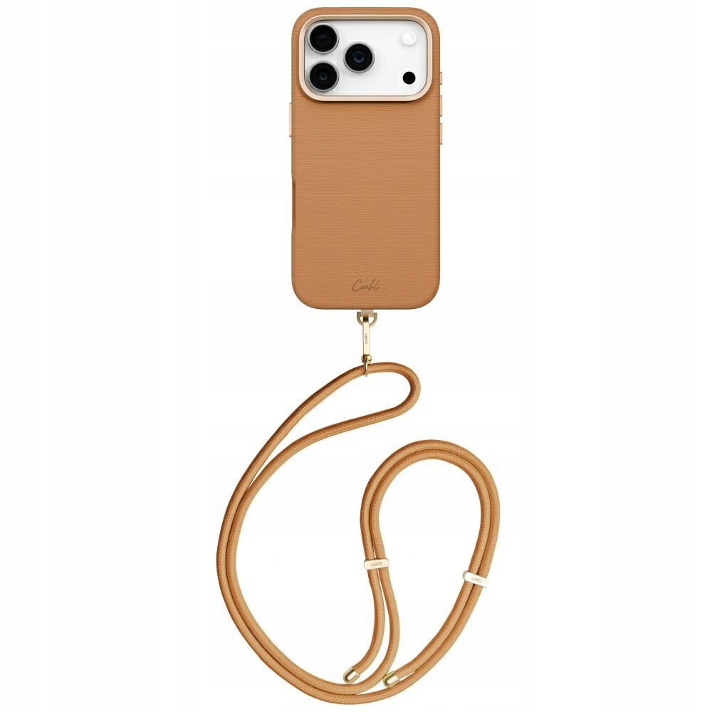 Pouzdro Uniq Coehl Mirelle pro iPhone 17 Pro Magnetic Charging, hnědé
