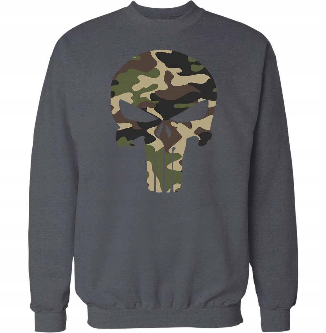 

Bluza Punisher MORO-01 szara r.L
