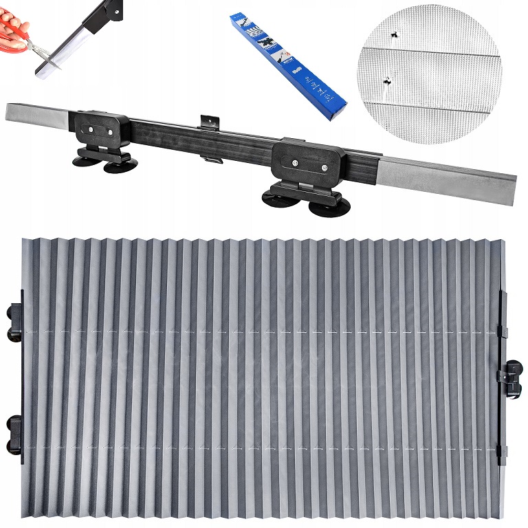 OSŁONA PRZECIWSŁONECZNA NA PRZEDNIĄ SZYBĘ DO SAMOCHODU ROLETA ŻALUZJA OKNO