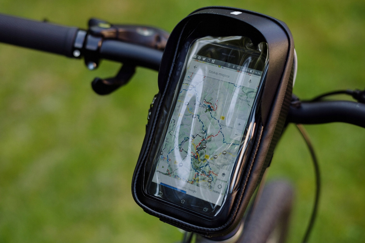 Torba Na Rower ROCKBROS 010-4BK Uchwyt na telefon Model Torba na kierownicę 100% wodoodporna