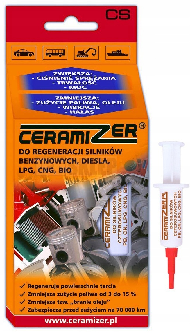 Ceramizer Cs Skuteczny Dodatek Do Oleju Regeneracji Silnika Diesel Benzyna