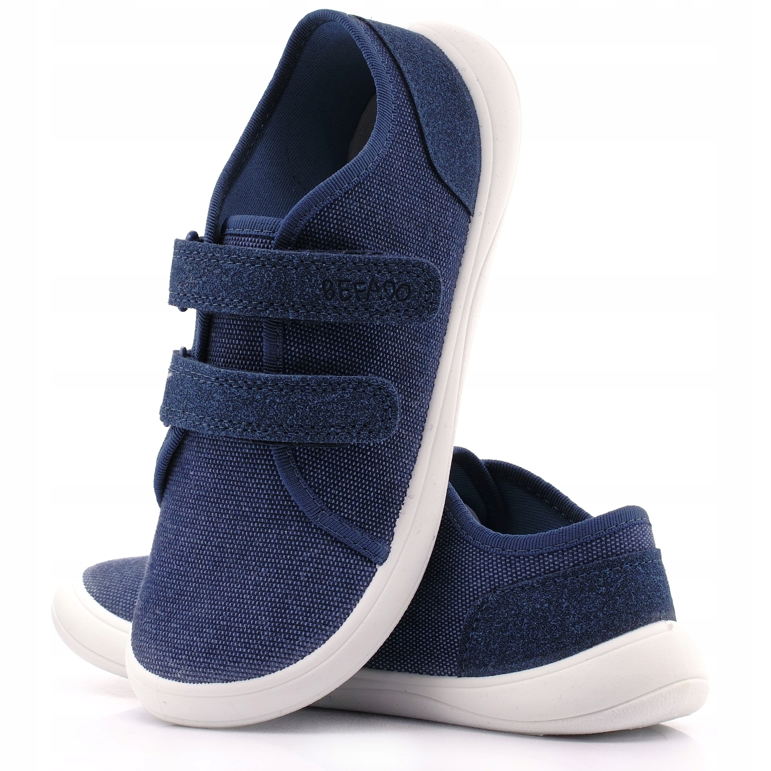 Befado Barefoot Skóra Kapcie Buty Chłopięce Na Rzepy 141BXYQ005 33