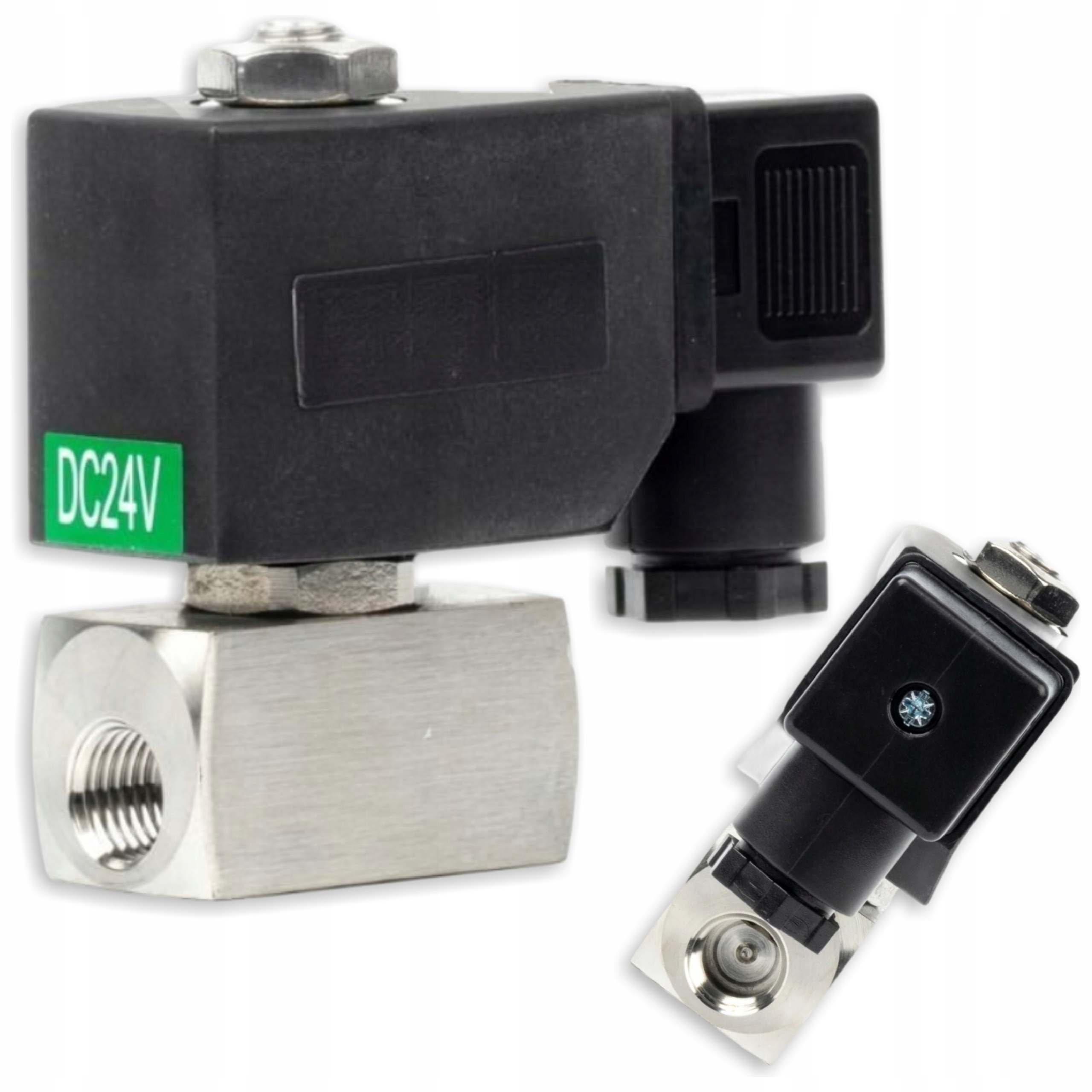 Elektromagnetický ventil s vysokým tlakom 1/4 60 bar Oceľ