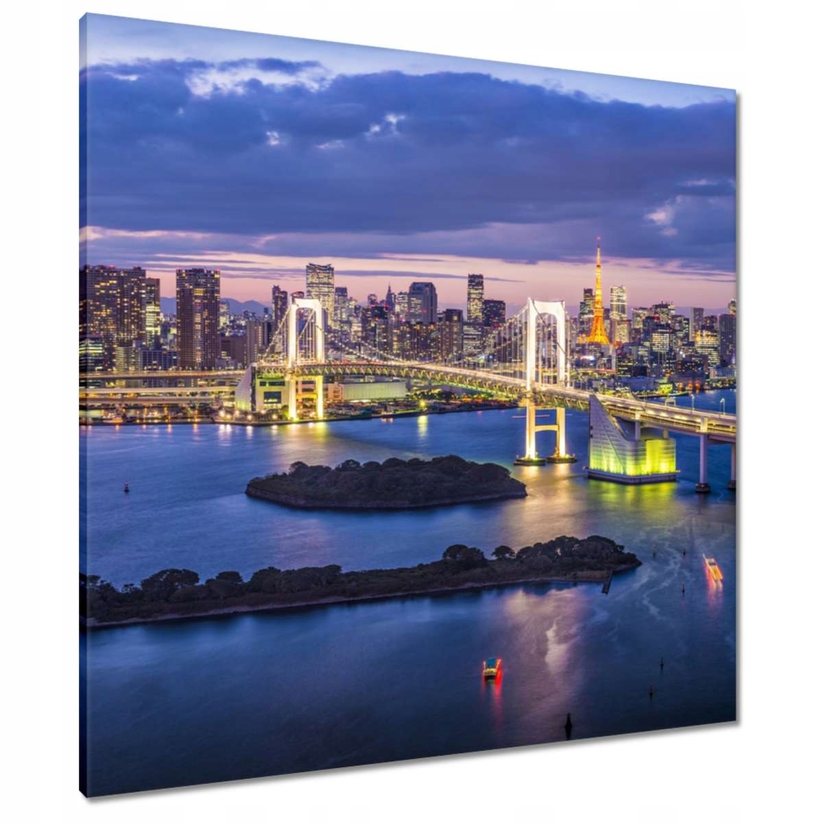 Obrazy 80x80 Duhový most v Tokiu