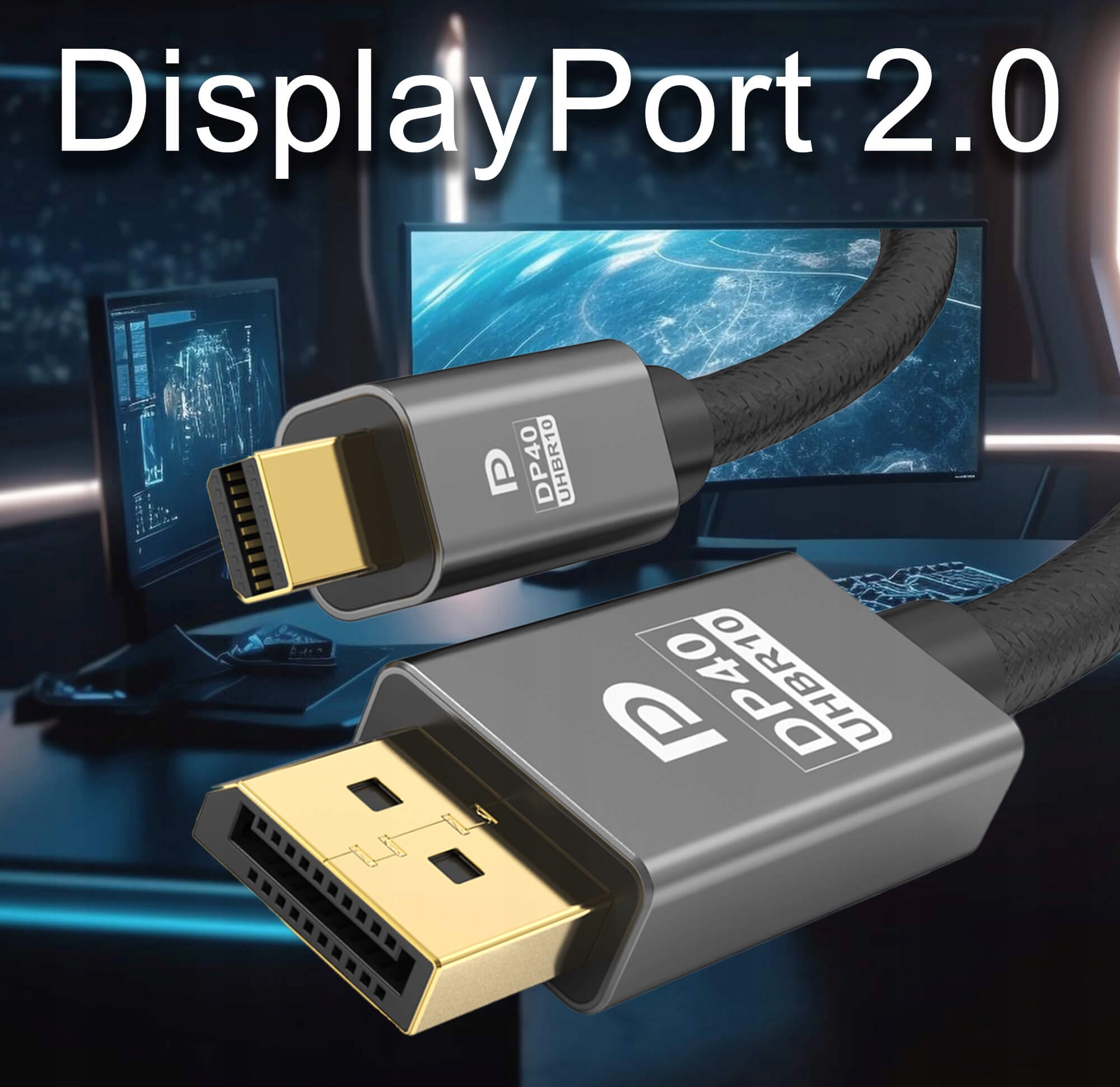 KABEL MINI DISPLAYPORT - DISPLAYPORT 2.0 THUNDERBOLT DP 4K 240Hz 1,5M Marka Reagle