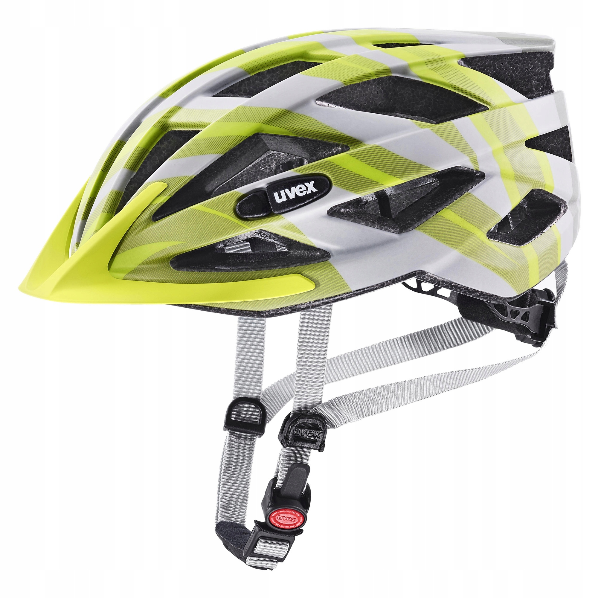 Cyklistická přilba Uvex Air Wing cc Grey Lime Mat M 52-57 cm