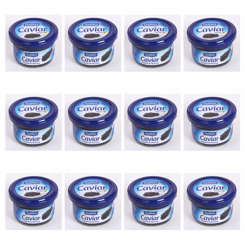 Kawior czarny Caviar Capelin & Herring Dalmare 75 g X12