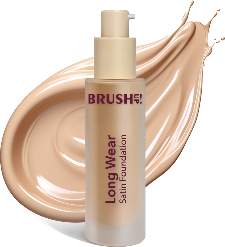 Brush Up! Long Wear Podkład kryjący o satynowym wykończeniu Beige