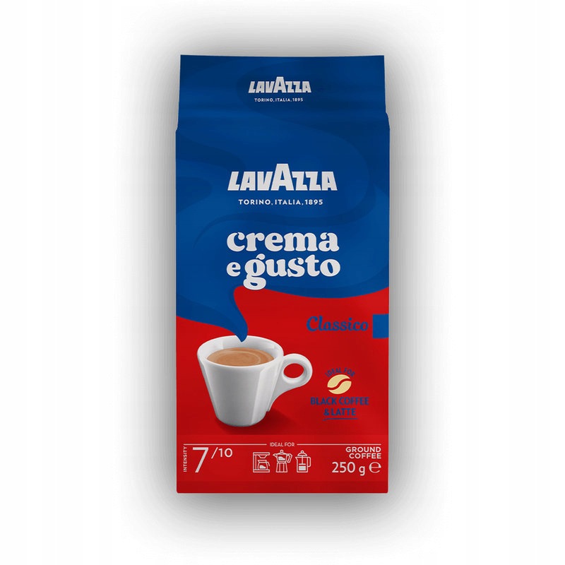 Lavazza Crema e Gusto Classico nr7 kawa mielona 250g