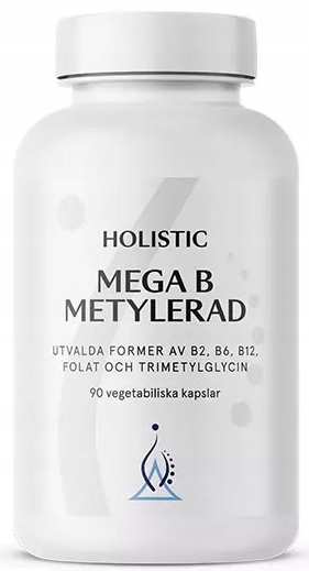 Holistic Mega B Metyled - Metylované B 90 kaps.