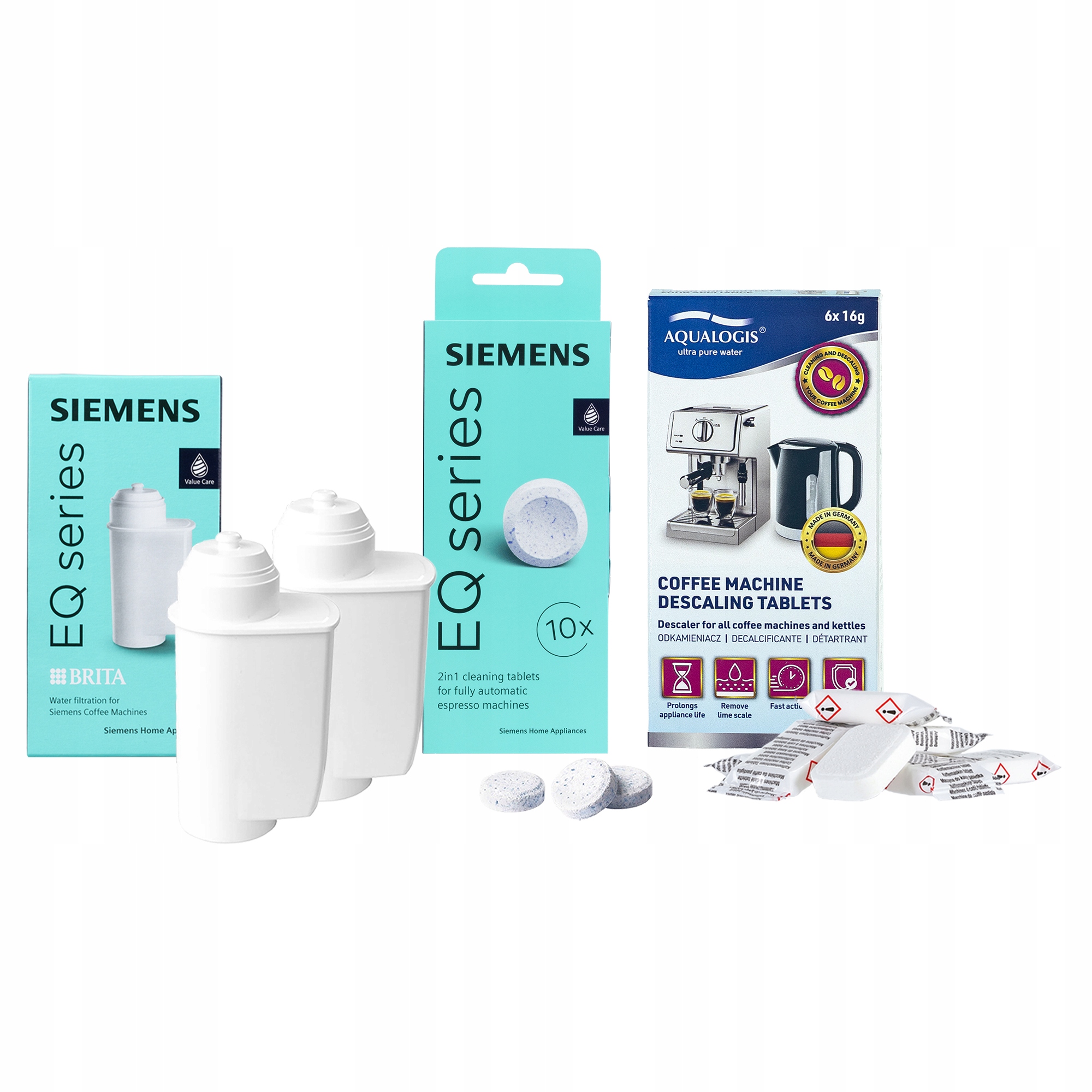 2x filtr Intenza TZ70003 pro kávovar Siemens odvápňovač tablety