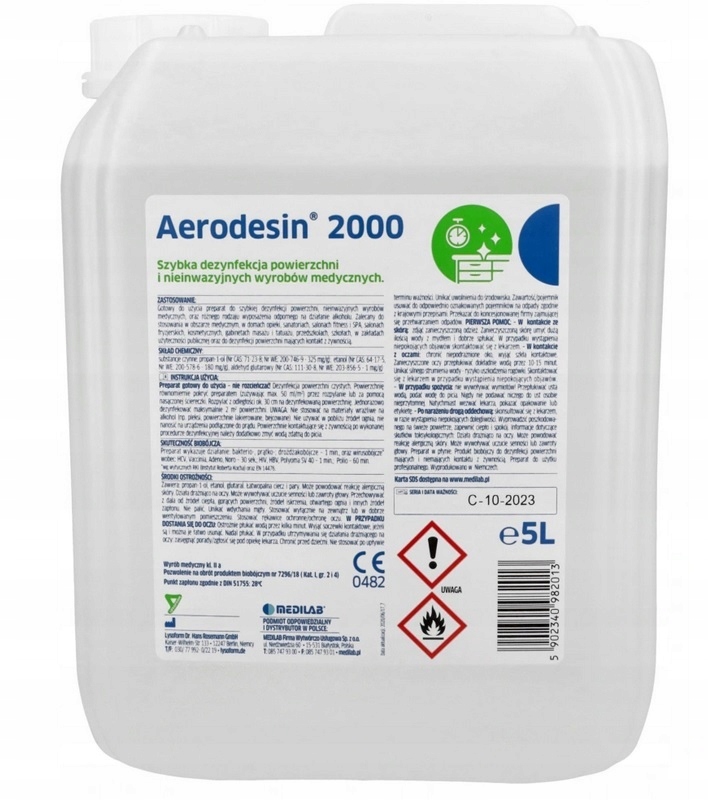 

Aerodesin 2000 Dezynfekcja Powierzchni 5L
