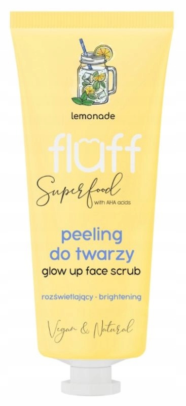 FLUFF SUPER FOOD ROZŚWIETLAJĄCY PEELING DO TWARZY