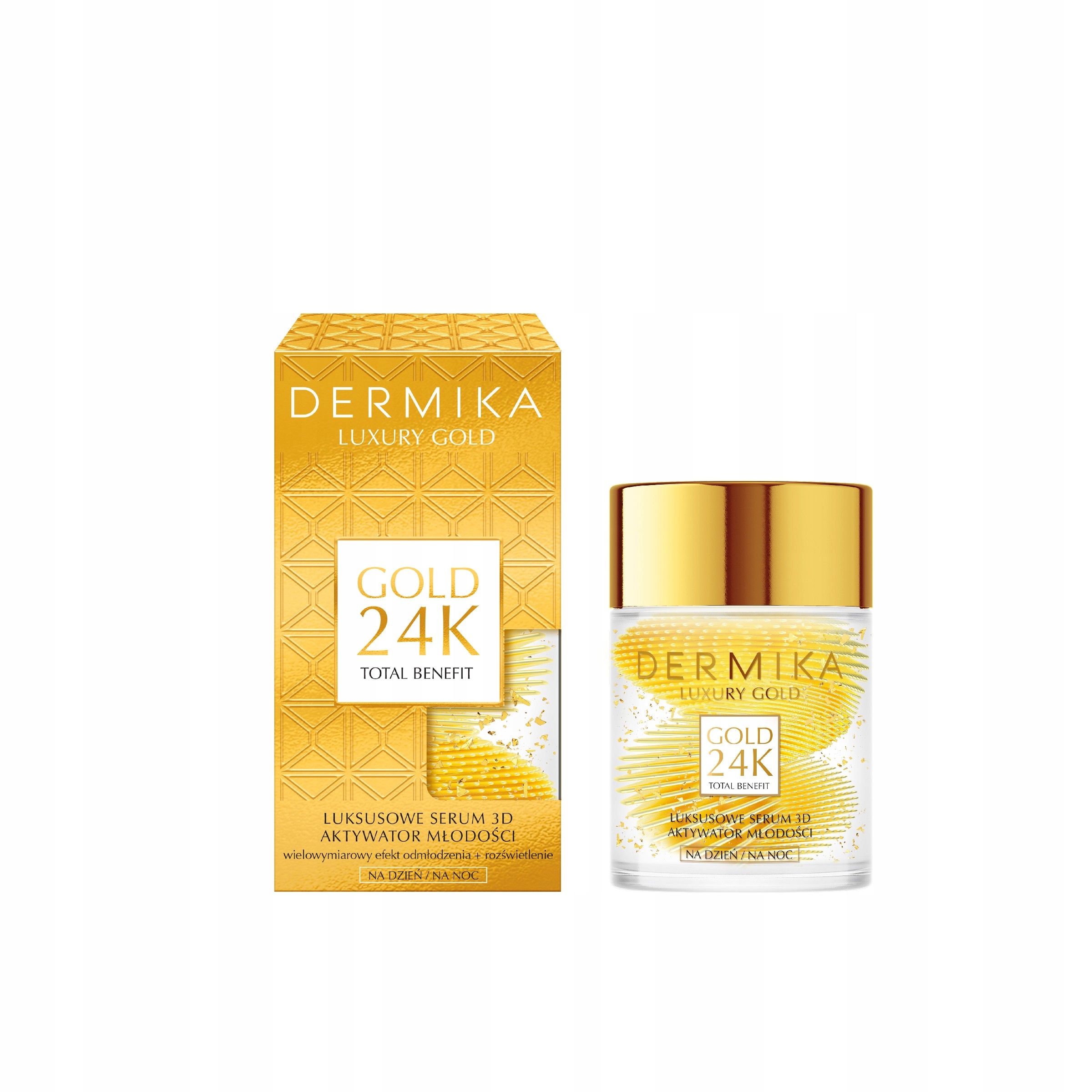 Dermika Luxury Gold 24K Total Benefit Luxusní 3D sérum Aktivátor pro mládež