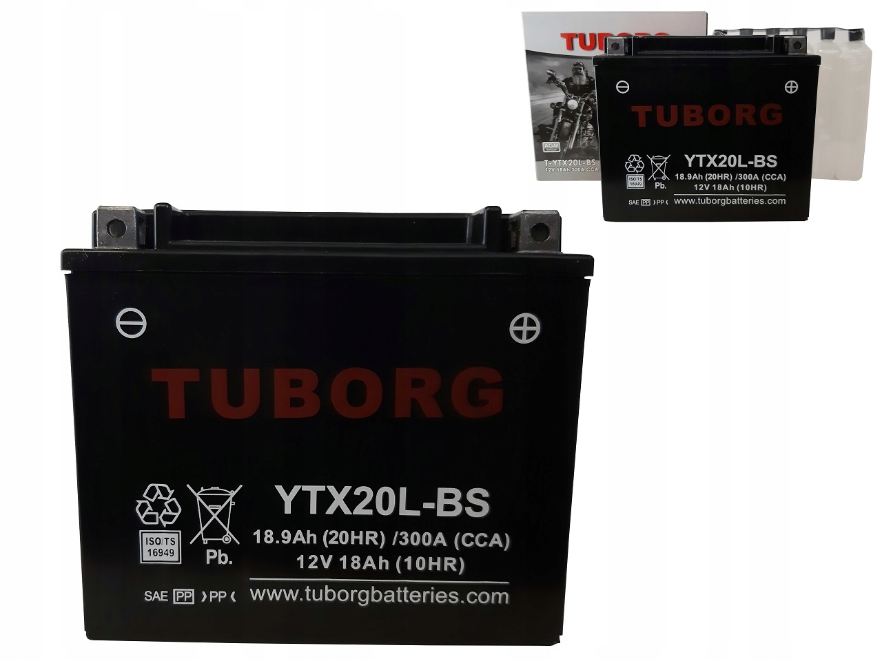 

Akumulator Tuborg Agm YTX20L-BS 12V 18AH 300A