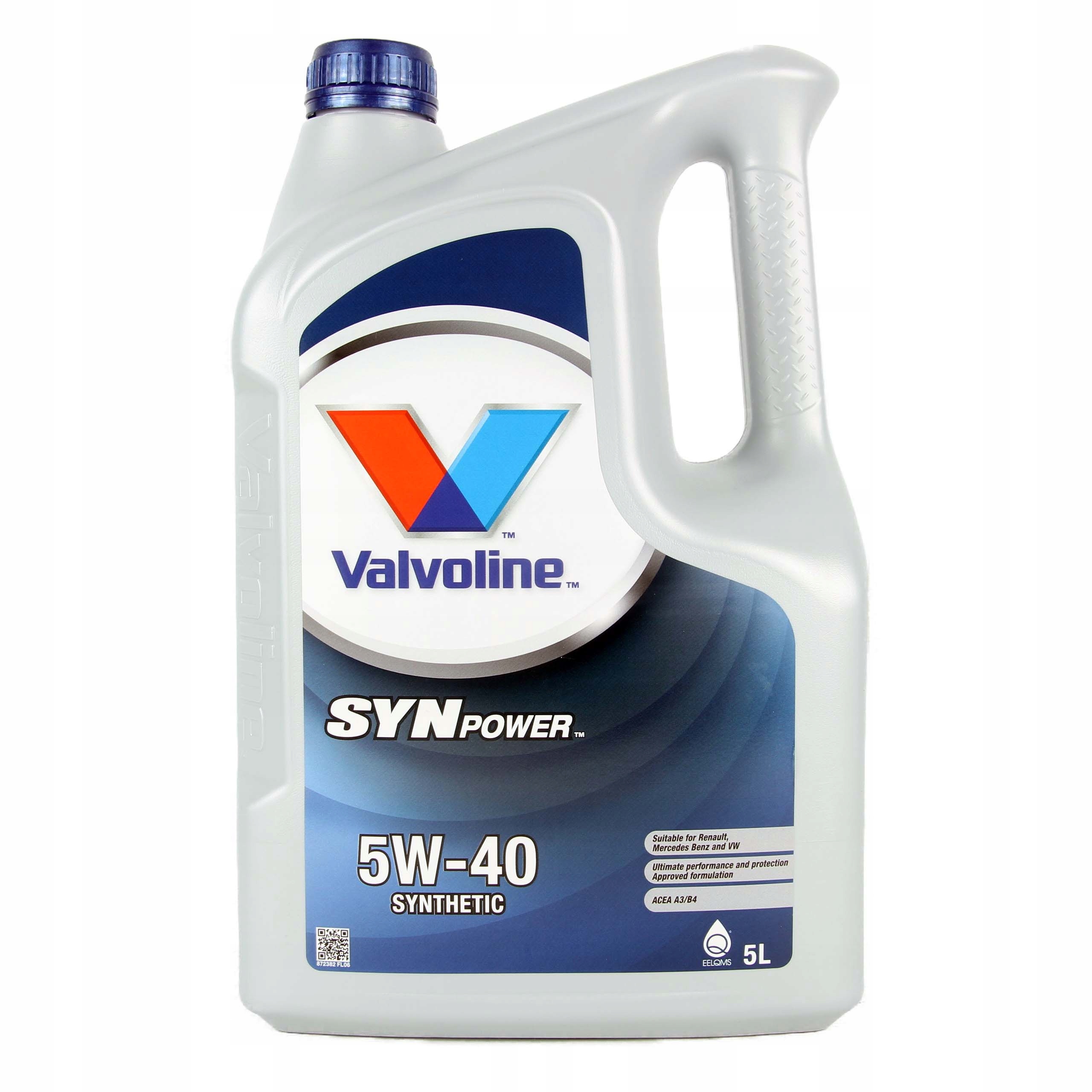 

Valvoline Synpower 5W40 A3/B4 5L