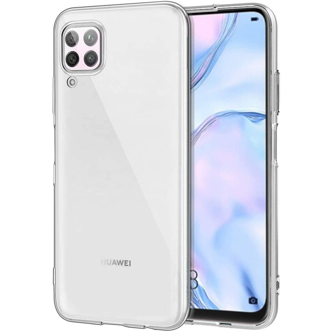 

Etui Clear Case do Huawei Y5P + Szkło