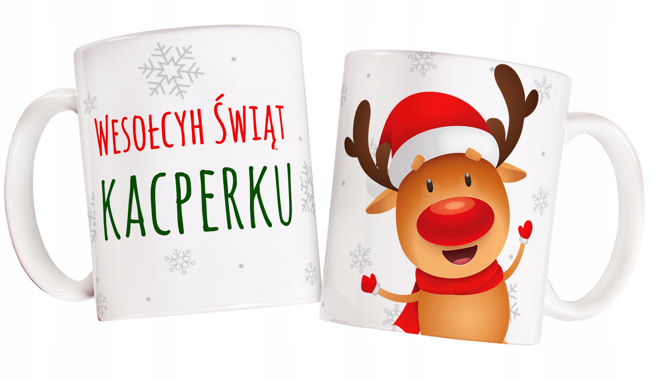 

Kubek Świąteczny Na Mikołajki Święta +imię