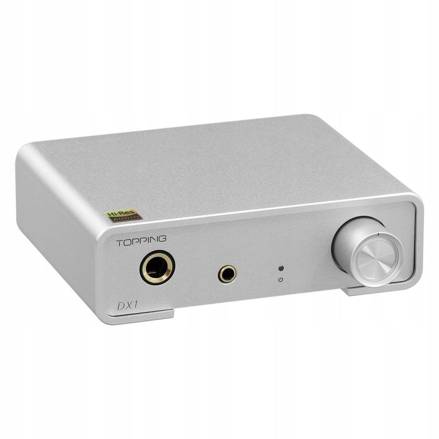 TOPPING DX1 Srebrny Przetwornik DAC z Wzmacniaczem
