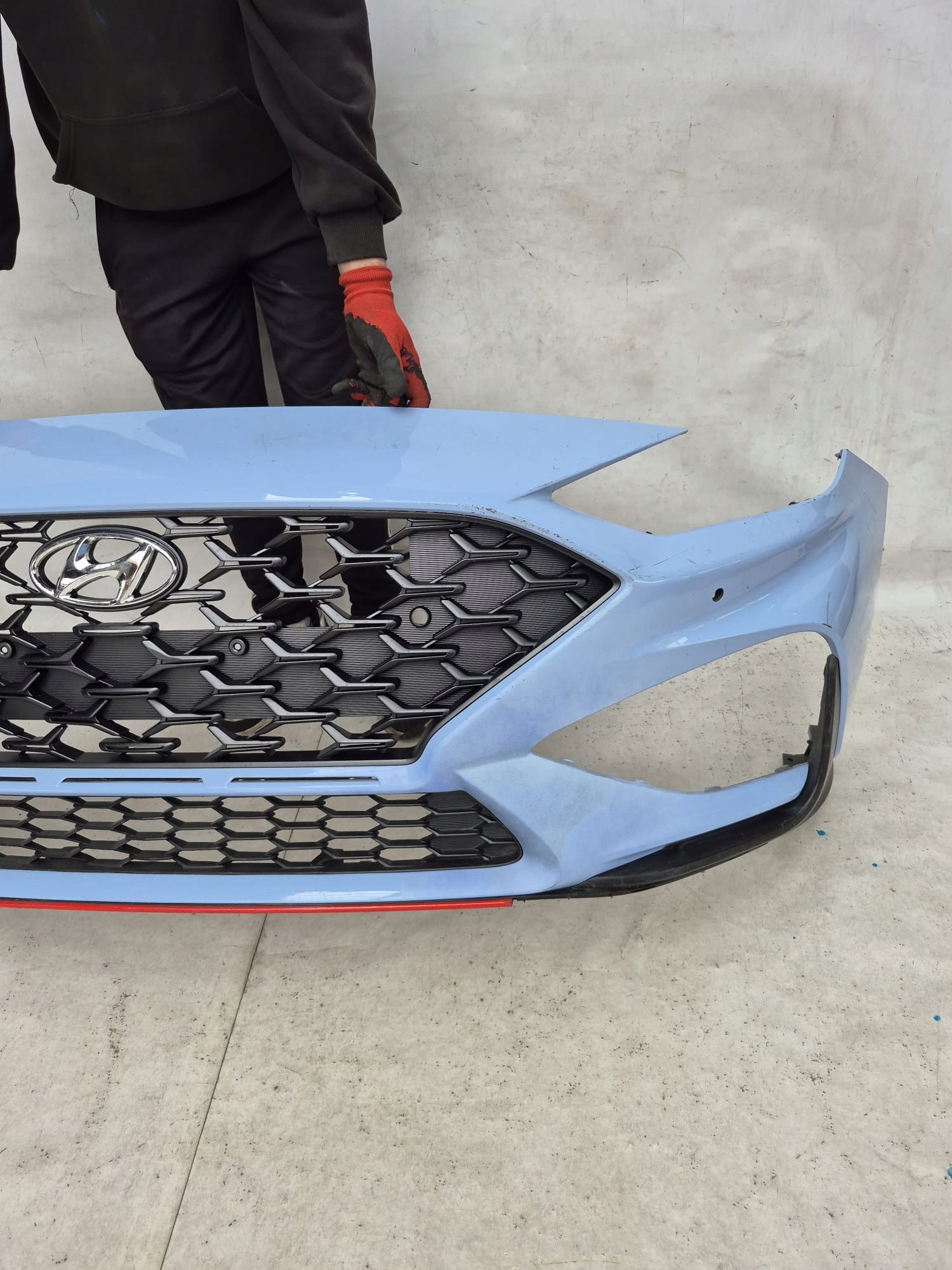 HYUNDAI I30 III N LIFT 20- bumper front front grill PDC 86511-G4DA0