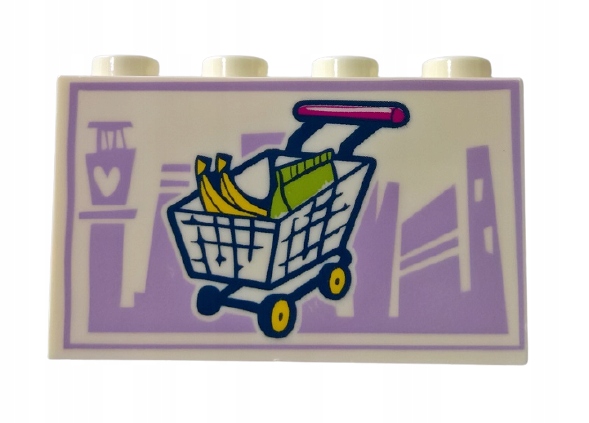 

Lego 14718pb021 Panel wózek biały Nowy (2g)