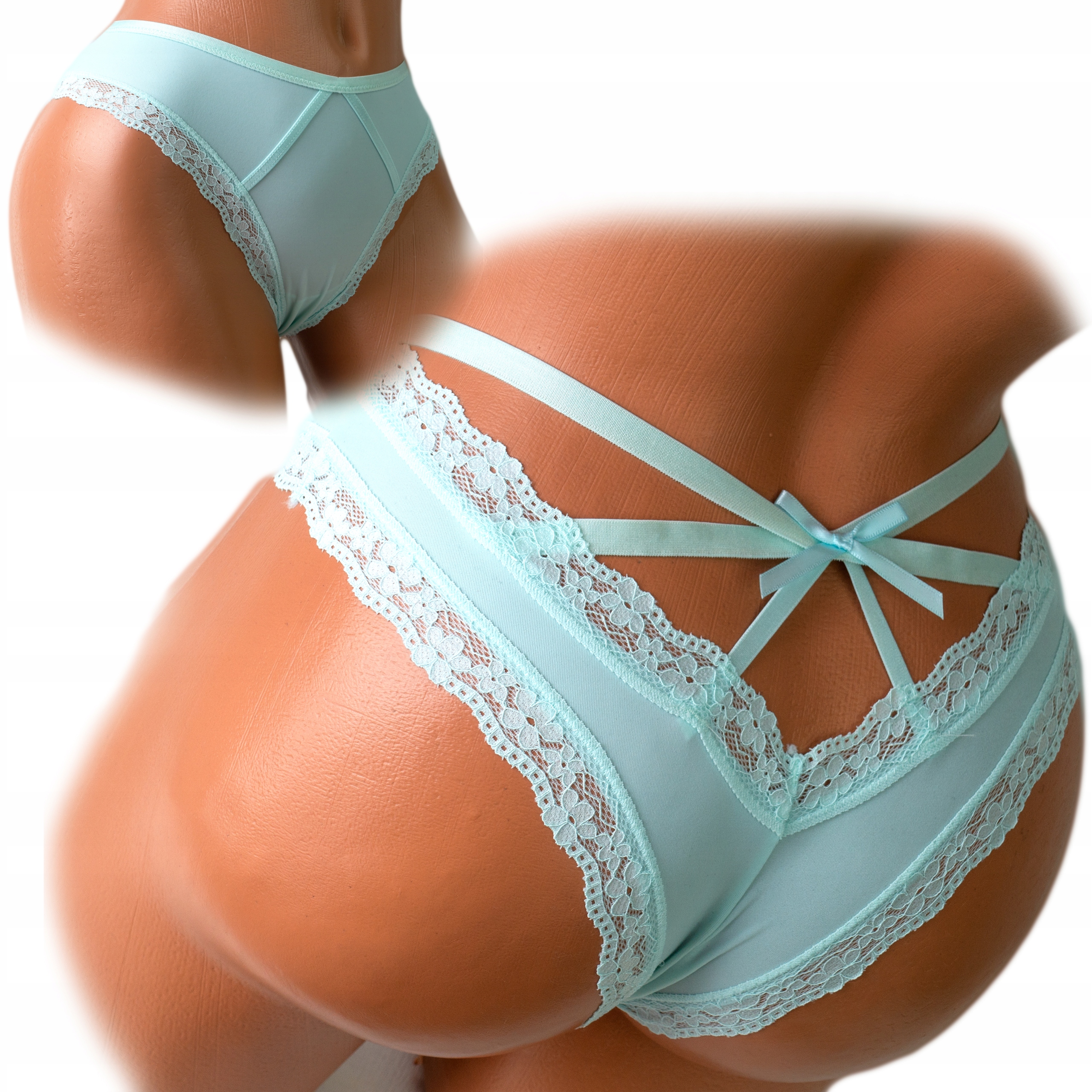 

Sexy Zmysłowe Stringi Majtki figi Koronka XL